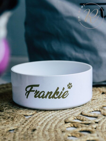 Personalised Large Dog Bowl by RUFF (E96910) | £25