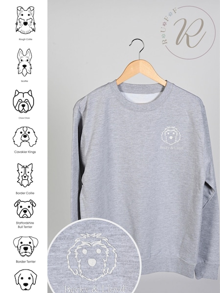 Personalised My Dog & Me Sweater by RUFF (E96911) | £45
