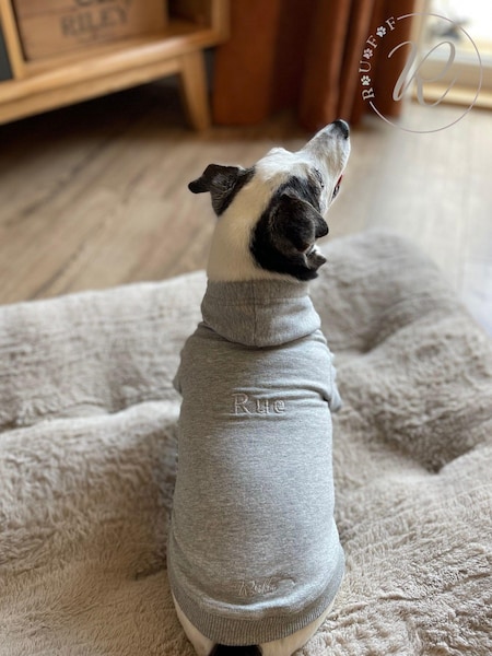 100% Cotton Personalised Luxury Dog Hoodie by RUFF (E96914) | £40