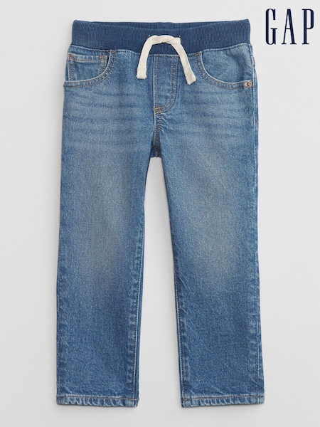 Gap Blue Pull On Slim Jeans (6mths-5yrs) (E96984) | £12