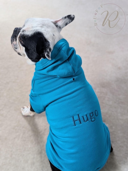 100% Cotton Personalised Luxury Dog Hoodie by RUFF (E96986) | £40