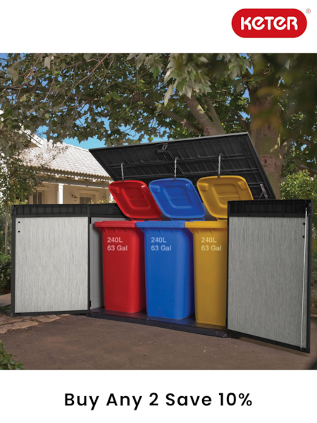 Keter Grey Grande Store 2020L Storage Garden Shed (E97072) | £545
