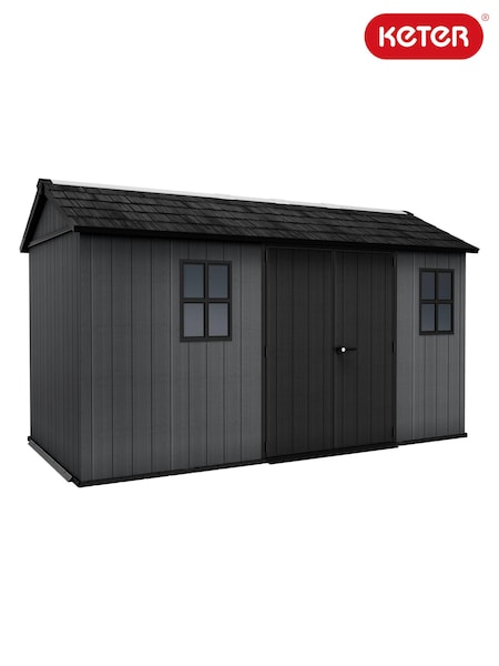 Keter Grey Newton Plus 13x7.5ft Garden Shed (E97091) | £2,000