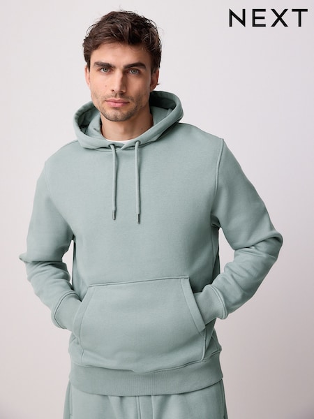 Airforce Blue Regular Fit Rich Jersey Fabric Hoodie (E97124) | £30