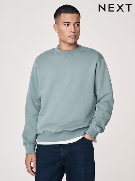 Airforce Blue Rich Jersey Crew Sweatshirt (E97125) | £28