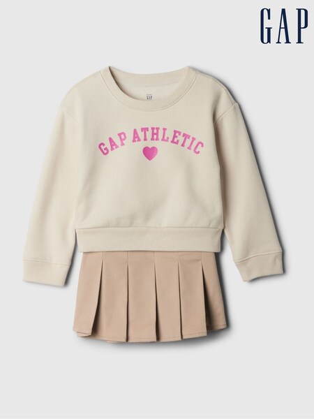 Gap Brown Sweat Top and Skort Set (6mths-5yrs) (E97270) | £18