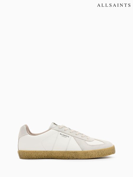 AllSaints White Jaimee Low Shoes (E97497) | £129