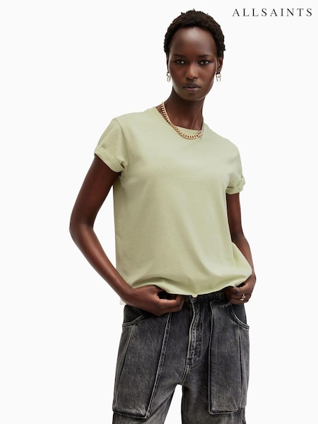 AllSaints Green Anna T-Shirt (E97610) | £45