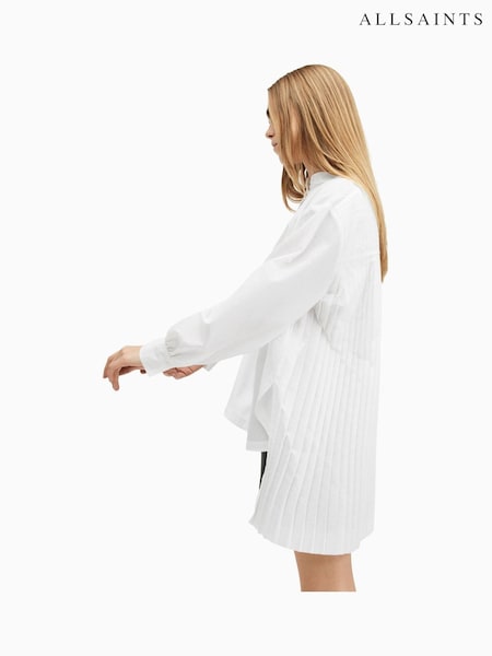 AllSaints White Percy Shirt (E97628) | £139