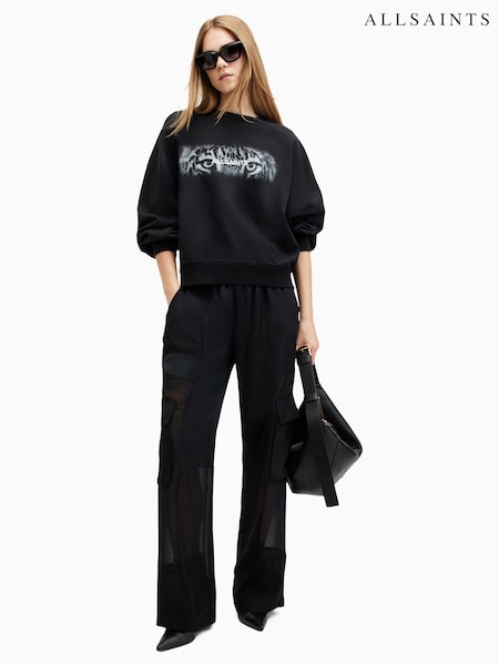 AllSaints Black AllSaints Black Stare Cygni Sweatshirt (E97632) | £99