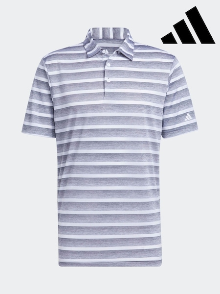 adidas Golf Two Colour Striped Polo Shirt (E97944) | £38