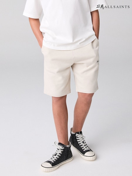 smALLSAINTS Beige Underground Sweat Shorts (E98153) | £22 - £26