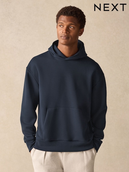 Blue/Navy Scuba Soft Touch Hoodie (E98273) | £32
