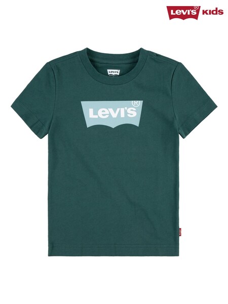 Levi's® Green Baby Batwing Logo Short Sleeve T-Shirt (E98288) | £10