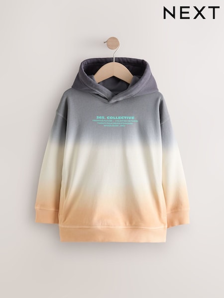 Tie Dye Older Boys Graphic Cross-Over Hoodie (3-16yrs) (E98378) | £16 - £21