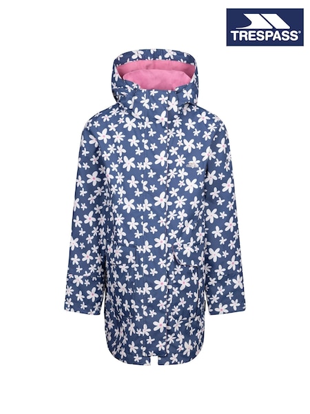 Trespass Female Blue Primdrop Rain Jacket TP50 (E98435) | £35