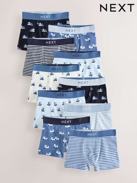 Blue Mini Vehicle Trunks 10 Pack (1.5-16yrs) (E98861) | £27 - £28