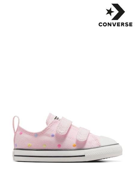 Converse Pink Chuck Ox 2V Infant Trainers (E99561) | £37