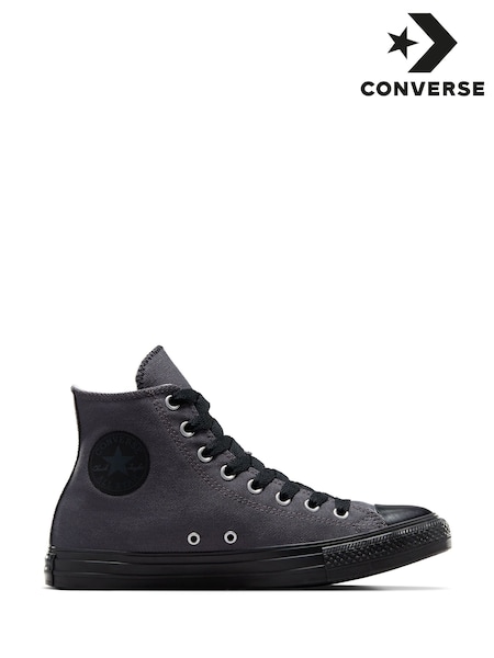 Converse Black Chuck Taylor All Star Heavy Canvas High Trainers (E99570) | £65