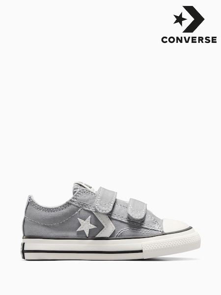 Converse Grey Infant Star Player 76 Easy On 2V Trainers (E99579) | £40