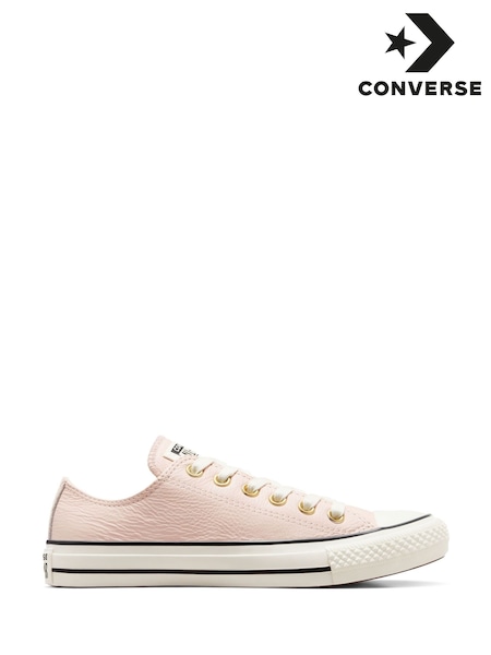 Converse Pink Standard Fit Chuck Taylor All Star Ox Trainers (E99588) | £65