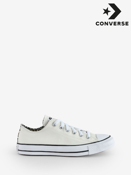 Converse Natural Standard Fit Chuck Taylor All Star Ox Trainers (E99637) | £60