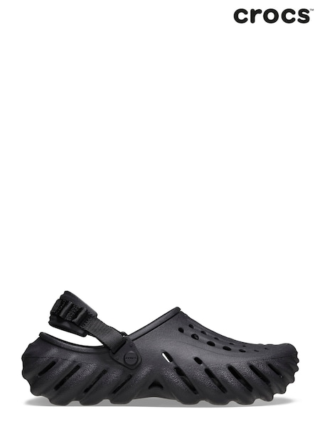 Crocs Black Adults Echo Clogs (E99906) | £70