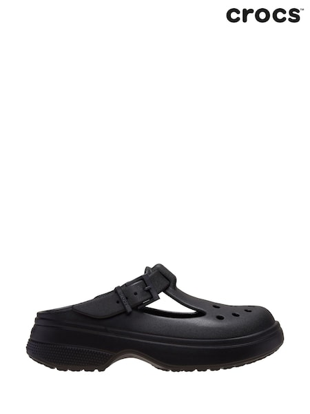Crocs Black Adults MJ Clogs (E99907) | £55