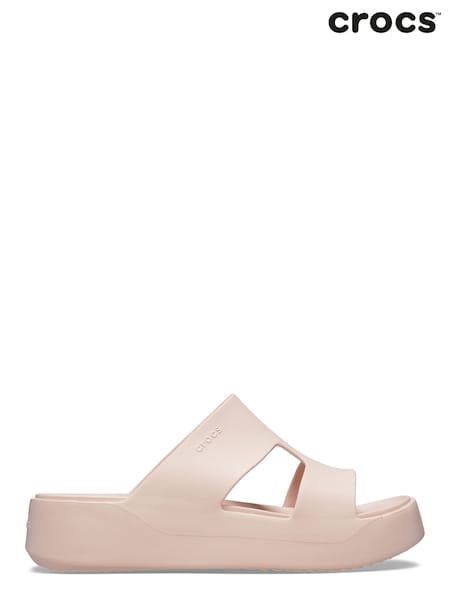 Crocs Pink Womens Getaway H Strap Sandals (E99921) | £45
