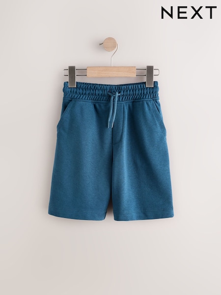 Blue Mid Loose Fit Basic Shorts (3-16yrs) (E99977) | £6 - £11