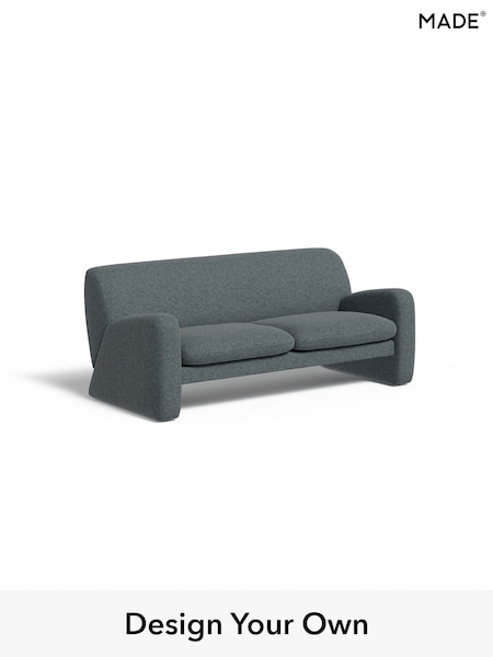 Basket Weave/Teal Green Romana By Made (F00059) | £1,099