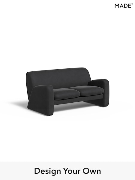 Matt Velvet Easy Clean/Charcoal Grey Romana By Made (F00067) | £999