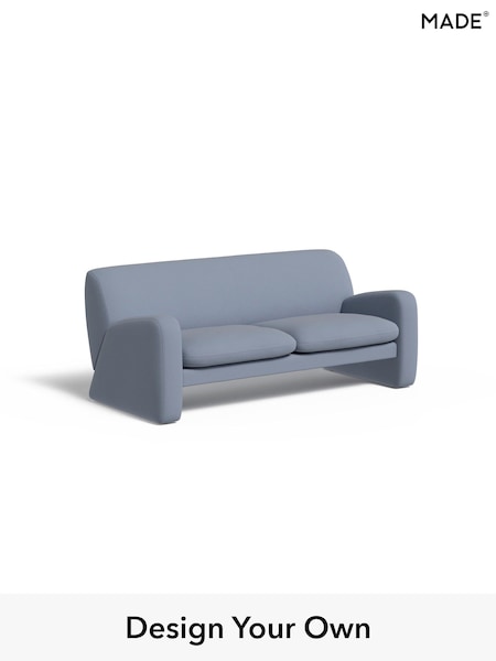 Matt Velvet Easy Clean/Arctic Blue Romana By Made (F00071) | £1,099