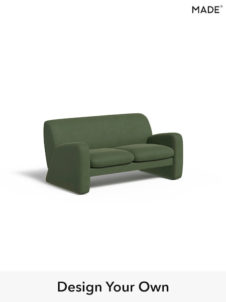 Matt Velvet Easy Clean/Grass Green Romana By Made (F00073) | £999