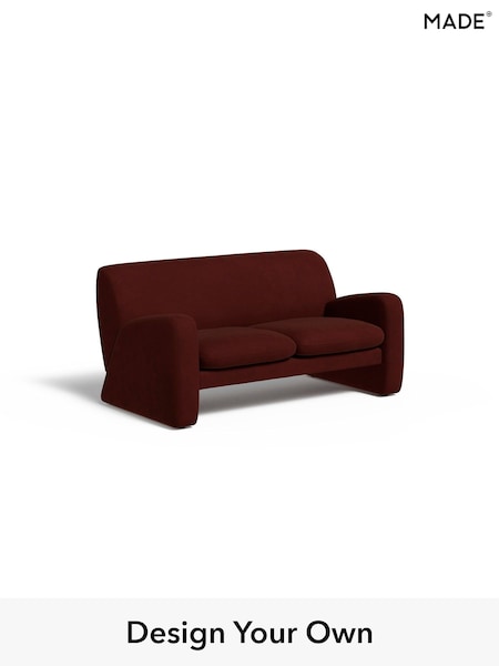 Matt Velvet Easy Clean/Rust Red Romana By Made (F00075) | £999