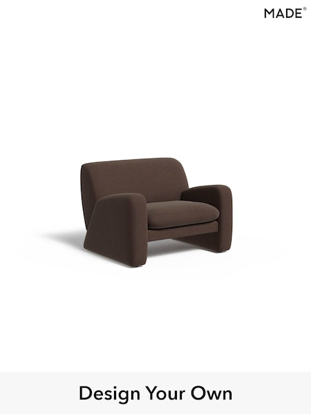 Soft Chenille Easy Clean/Mocha Natural Romana By Made (F00080) | £850