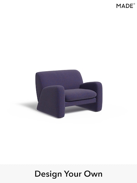 Soft Touch Boucle/Cobalt Blue Romana By Made (F00084) | £799