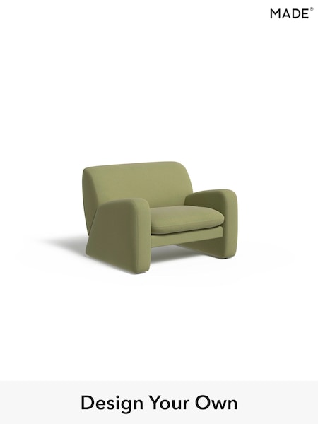 Soft Chenille Easy Clean/Green Tea Romana By Made (F00088) | £850