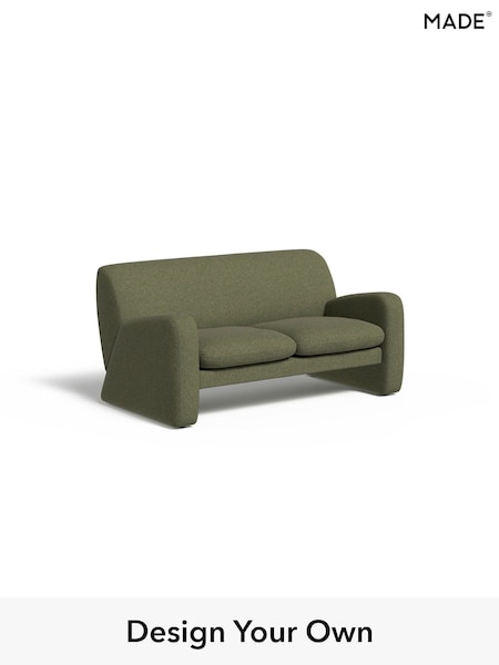 Textured Woven/Meadow Green Romana By Made (F00107) | £1,075