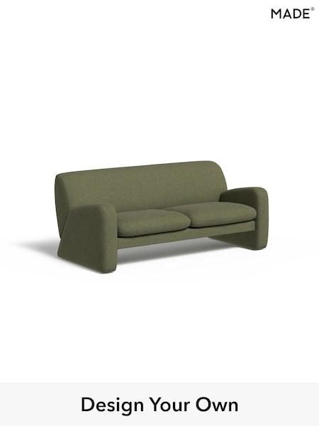 Textured Woven/Meadow Green Romana By Made (F00107) | £1,175