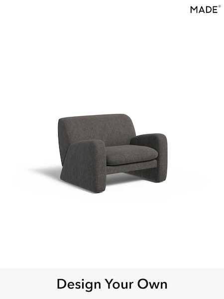Textured Woven/Black Romana By Made (F00110) | £850