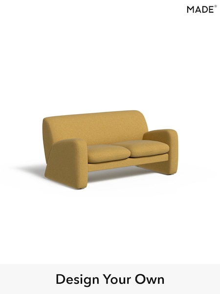 Textured Woven/Warm Ochre Romana By Made (F00112) | £1,075