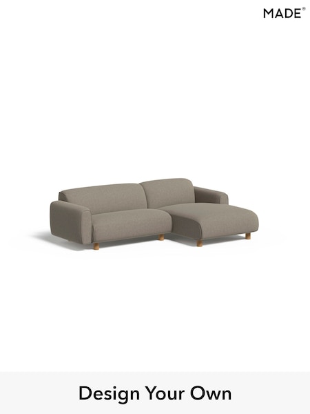 Soft Chenille Easy Clean/Pebble Grey Diego By Made (F00121) | £1,599