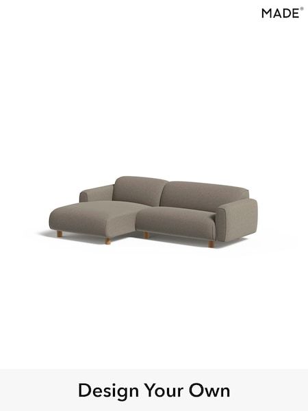 Soft Chenille Easy Clean/Pebble Grey Diego By Made (F00121) | £1,599