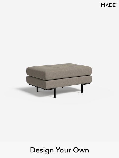 Soft Chenille Easy Clean/Pebble Grey Harlow By Made (F00123) | £375