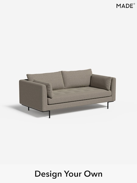 Soft Chenille Easy Clean/Pebble Grey Harlow By Made (F00123) | £1,075