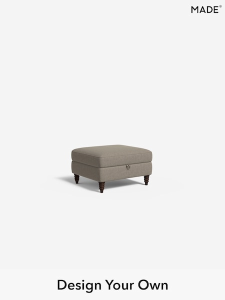 Soft Chenille Easy Clean/Pebble Grey Orson By Made (F00124) | £475