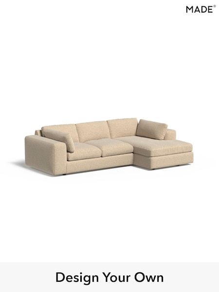 Soft Touch Boucle/Natural Linen Alec By Made (F00125) | £1,999