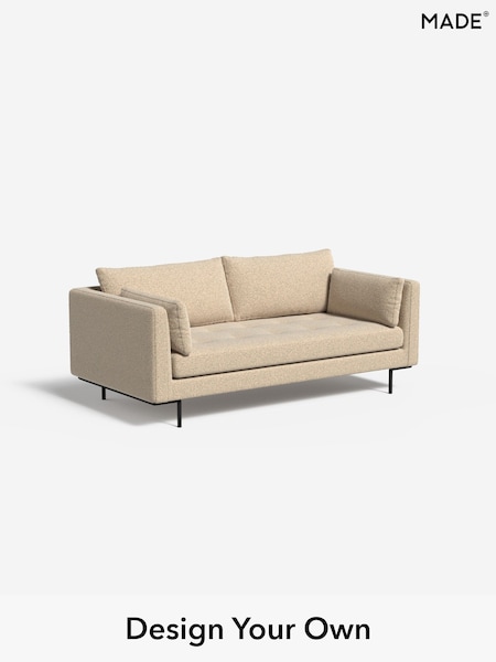 Soft Touch Boucle/Natural Linen Harlow By Made (F00129) | £999