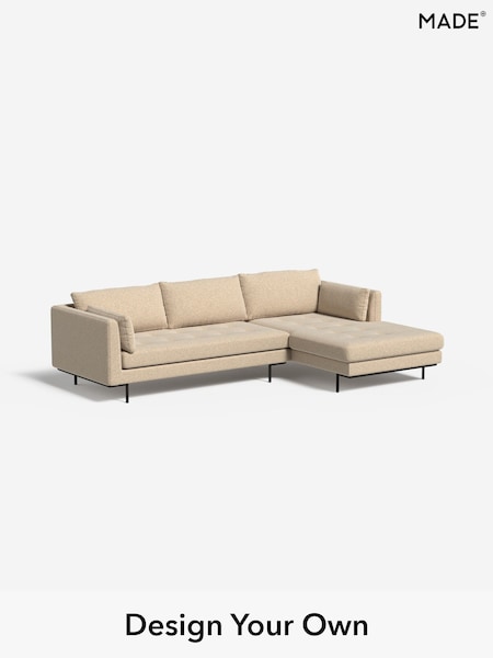 Soft Touch Boucle/Natural Linen Harlow By Made (F00129) | £1,750